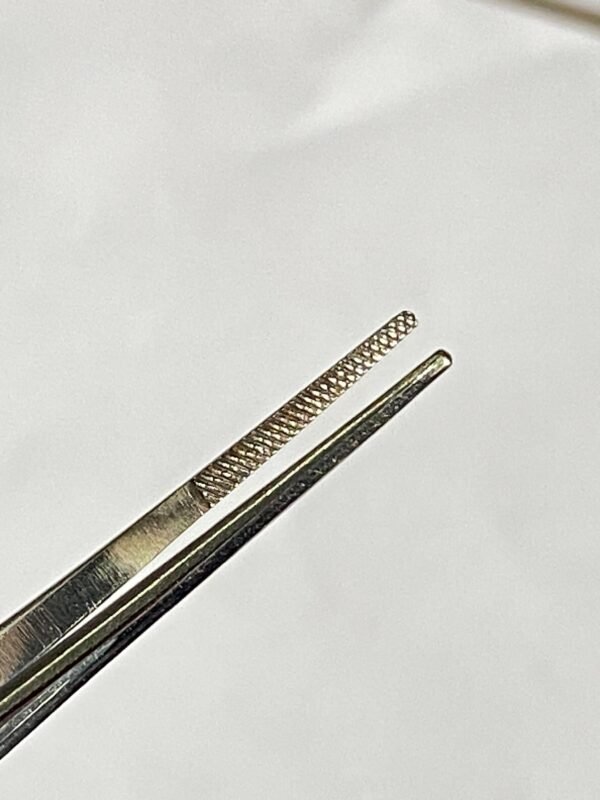 EYE DRESSING FORCEP SERATED