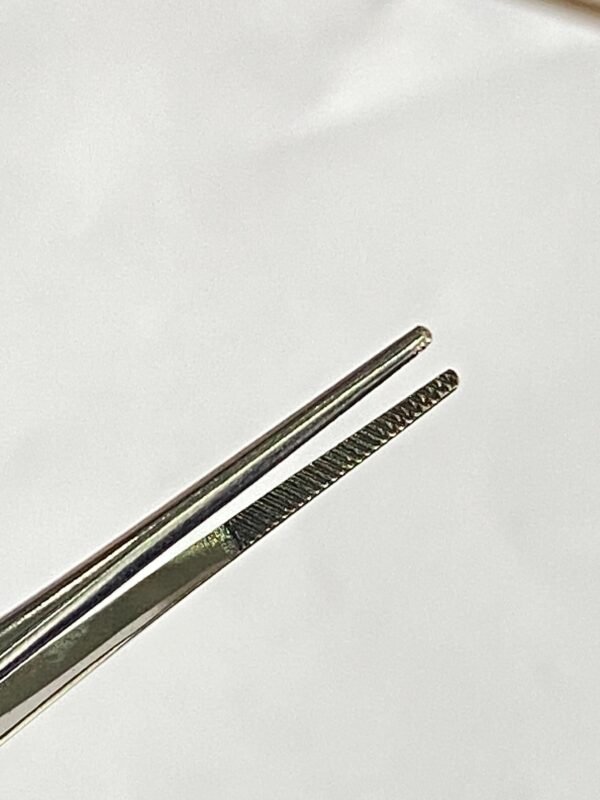 EYE DRESSING FORCEP SERATED