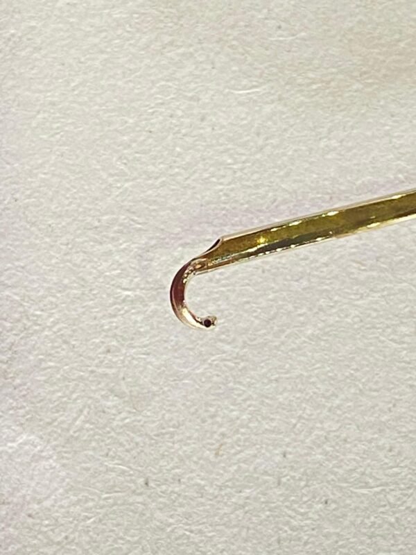 J-SHAPED IRRIGATING ASPIRATING CANNULA